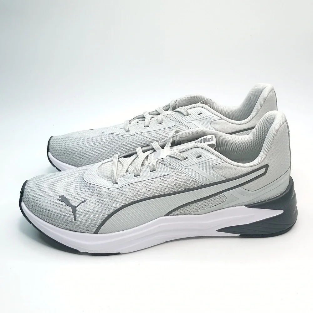 Puma Resolve Smooth Running Shoes Men Size 10.5 Grey Mesh Sneakers 312263-04